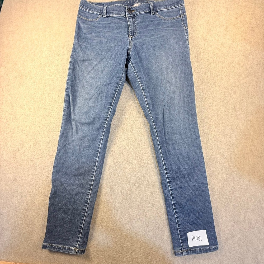 Juicy Couture Los Angeles Skinny Jeans Blue Denim Size 14 P1081